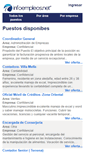 Mobile Screenshot of m.infoempleos.net